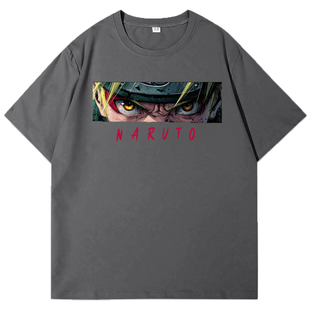 Naruto Eyes Full of Power Cotton T-Shirts
