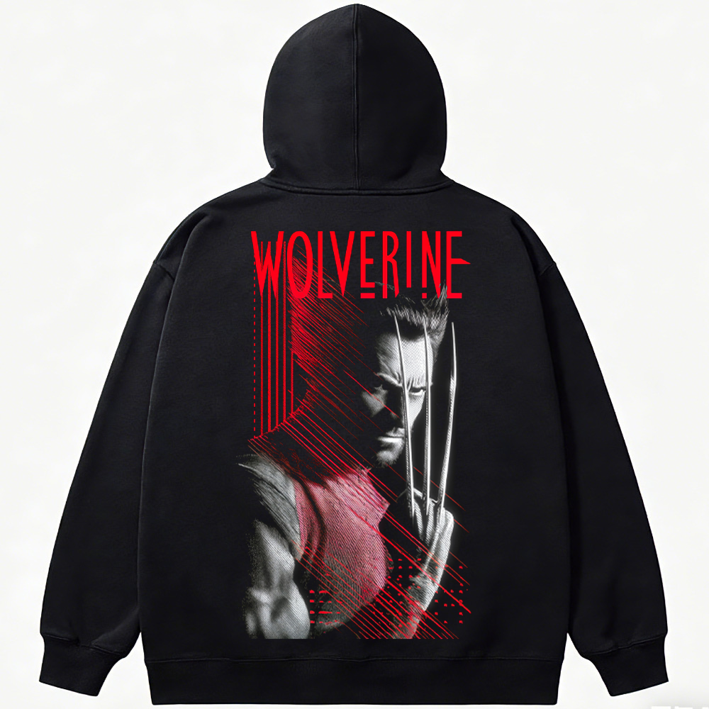 Marvel Wolverine Cyber Red Streak Print