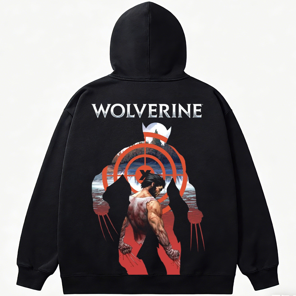 Marvel Wolverine Bloody Target Tracking Print