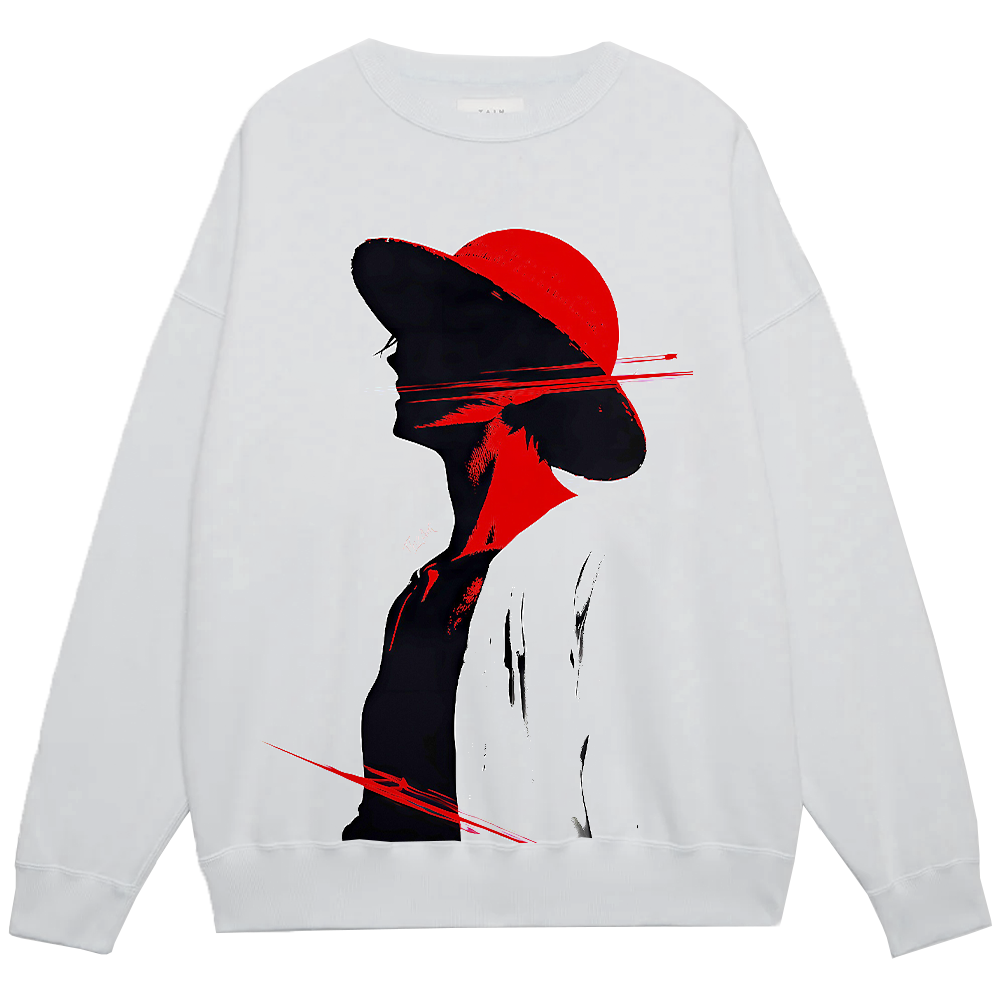 One Piece Monkey D. Luffy Straw Hat Silhouette Printove Season Angel Print