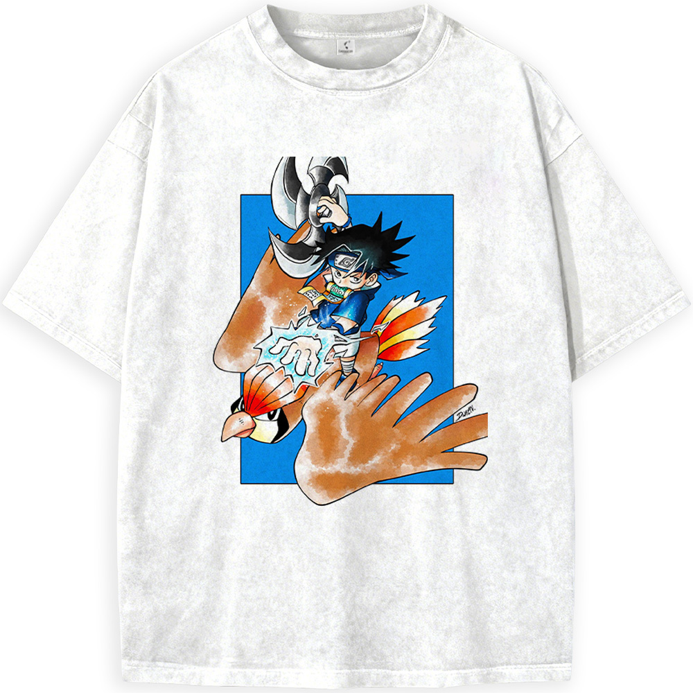 Naruto Sasuke Uchiha & Pokémon Pidgeot Print