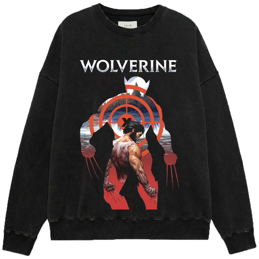 Marvel Wolverine Bloody Target Tracking Print