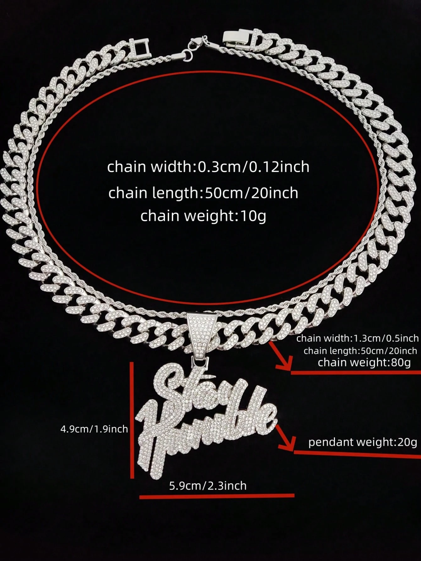 ]Marvel Spider-Man Print T-Shirt "Keep Humble" Letter Pendant Necklace