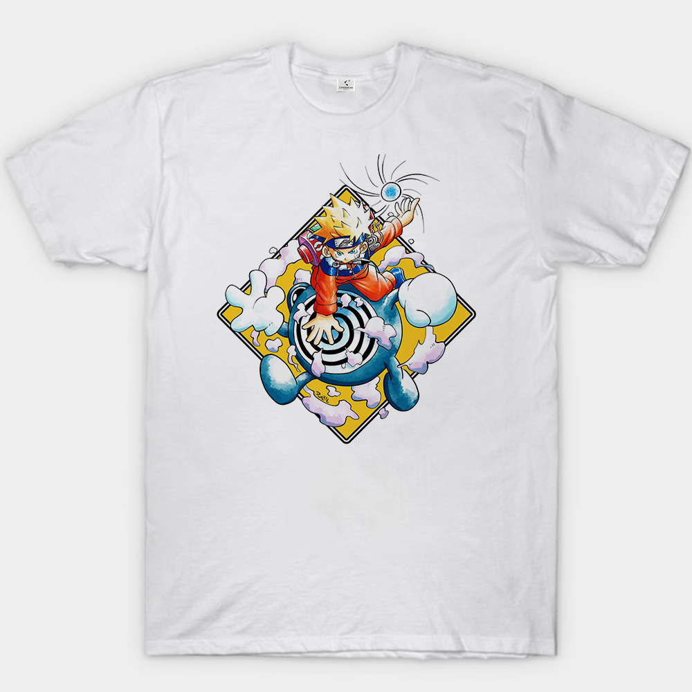 Naruto Uzumaki & Pokémon Poliwrath Poliwhirl Print