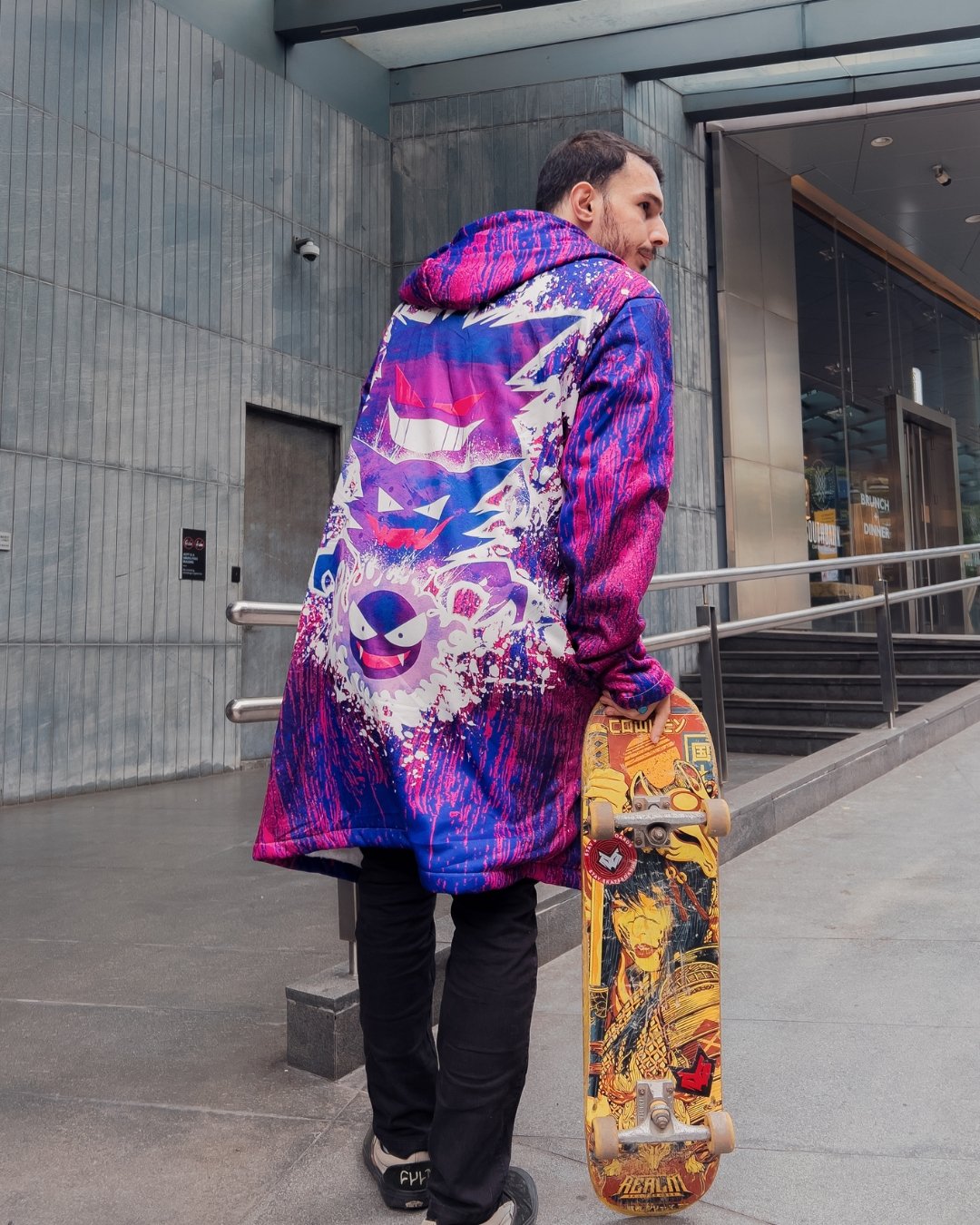 Trippy Ghostly Evolution Ghastly Haunter Gengar Pokemon Dream Cloak Coat