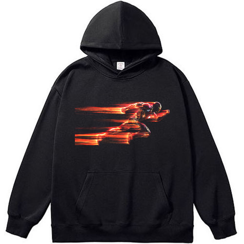 Marvel Iron Man High-Speed Running Light Trail Print