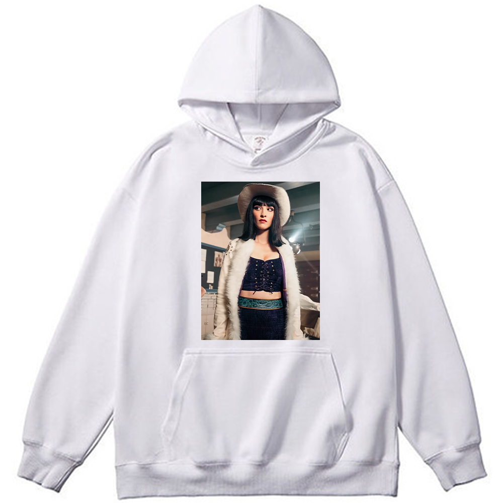 One Piece Live Action Nico Robin Lera Abova White Fur Coat Print