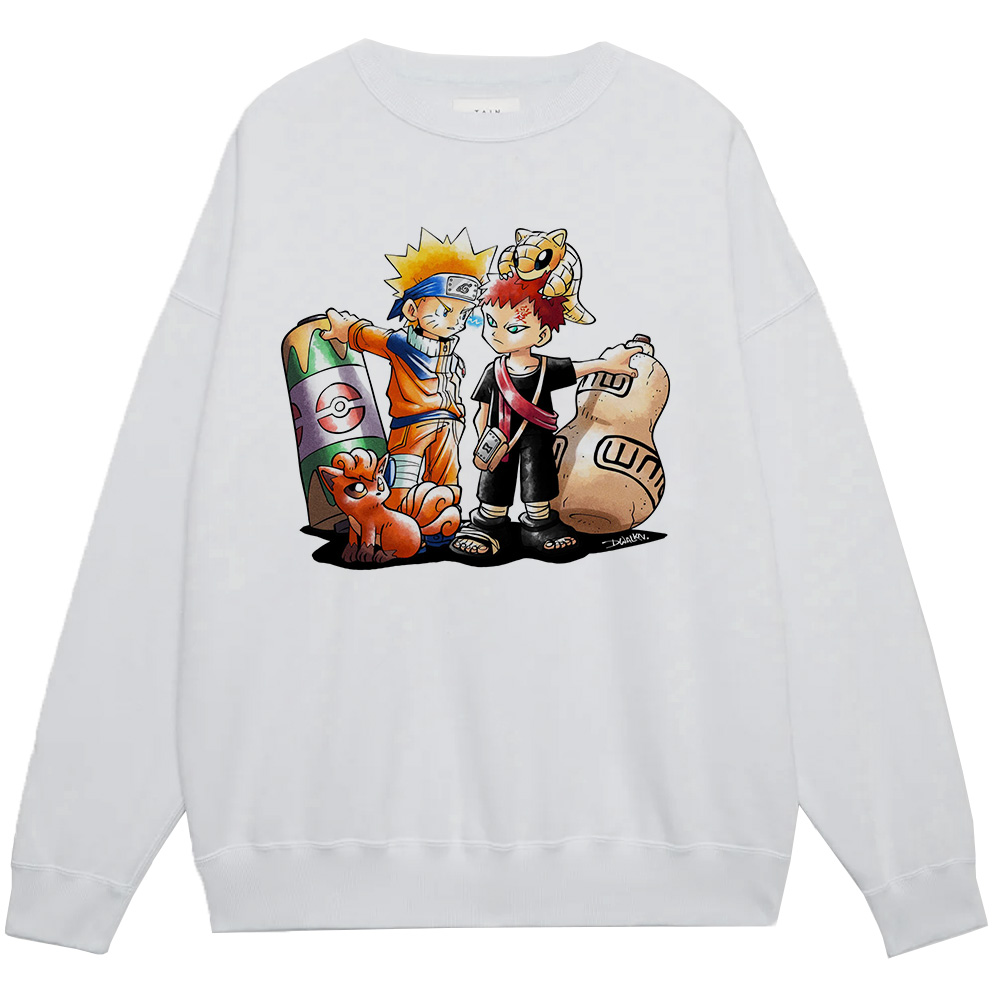 Naruto & Gaara x Pokémon Vulpix & Sandshrew Print