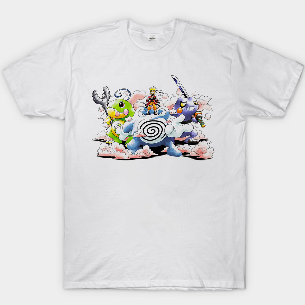 Naruto & Pokémon Poliwrath Victreebel Weepinbell Print