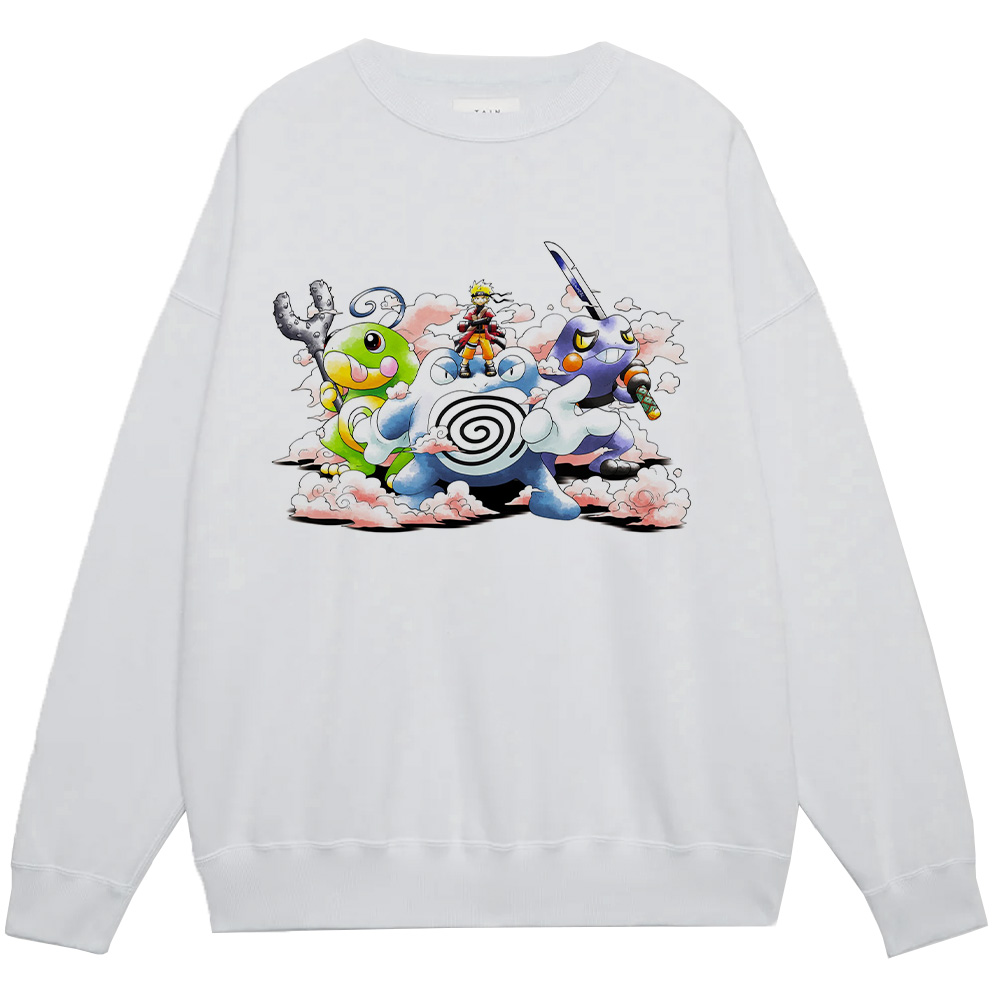 Naruto & Pokémon Poliwrath Victreebel Weepinbell Print