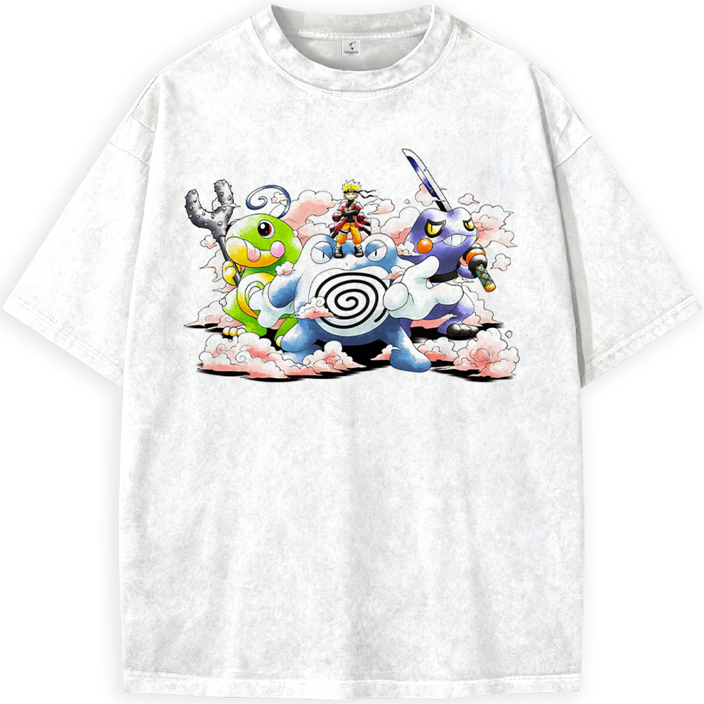 Naruto & Pokémon Poliwrath Victreebel Weepinbell Print