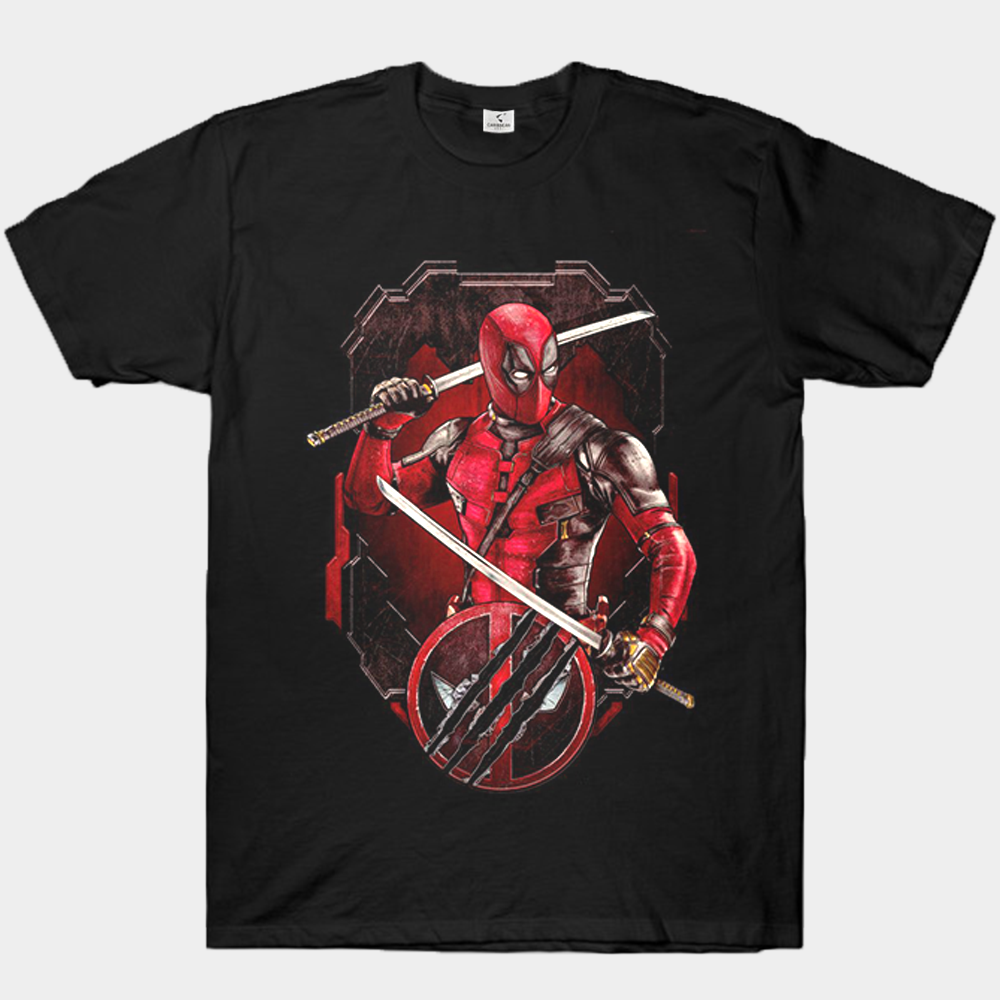 Marvel Deadpool Dopinder Red X Armor Print