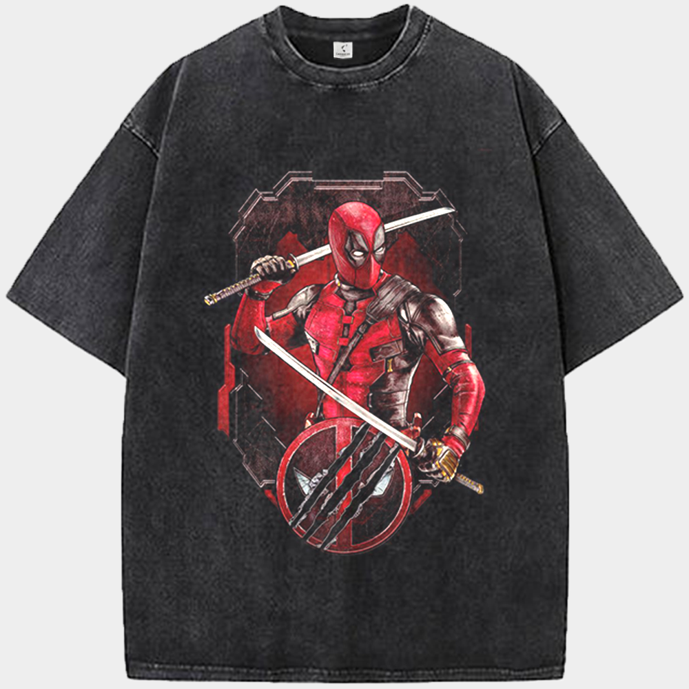 Marvel Deadpool Dopinder Red X Armor Print