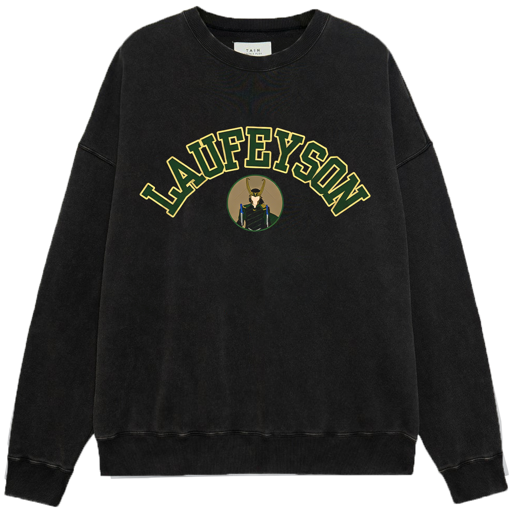 Marvel Thor Loki "Laufeyason" Collegiate Style Badge Print