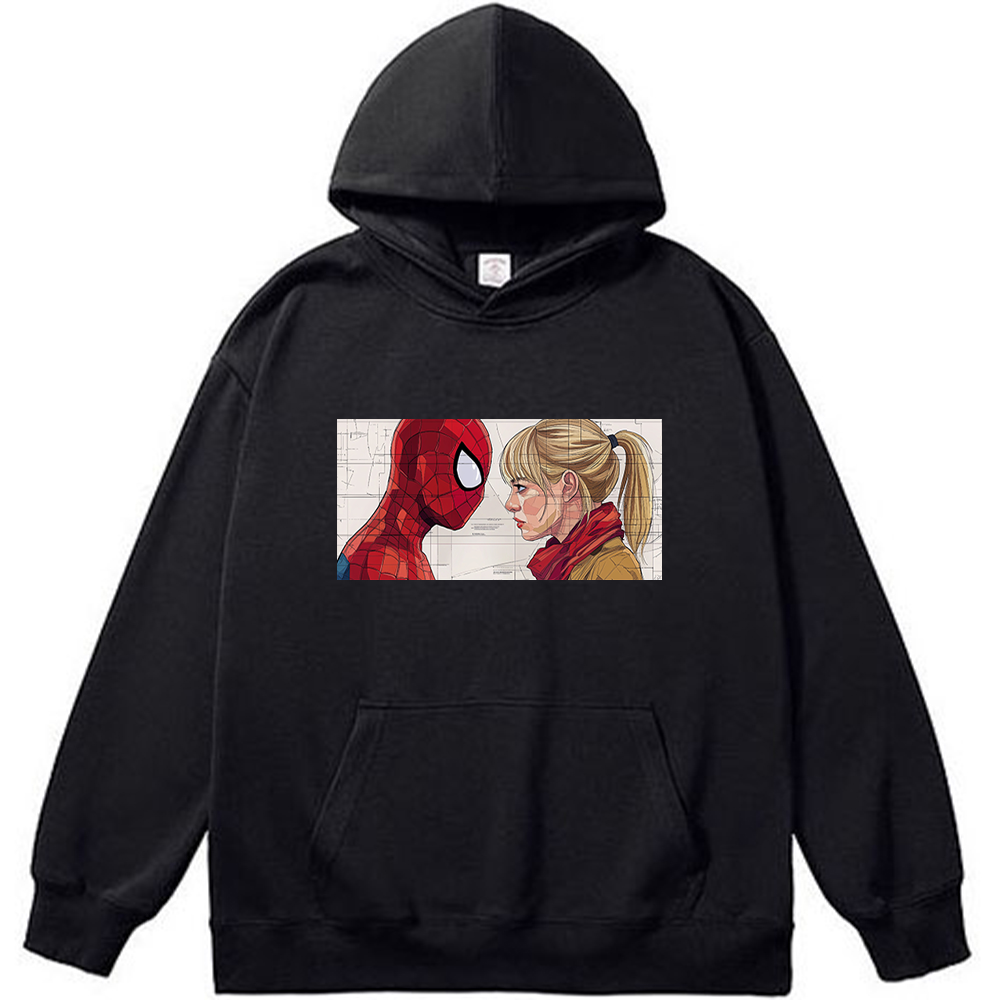 Marvel Spider-Man & Gwen Stacy Intimate Gaze Comic Print