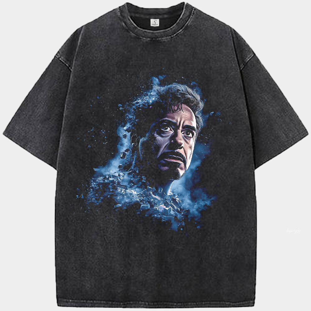 Marvel Iron Man Tony Stark Dissolution Effect Print