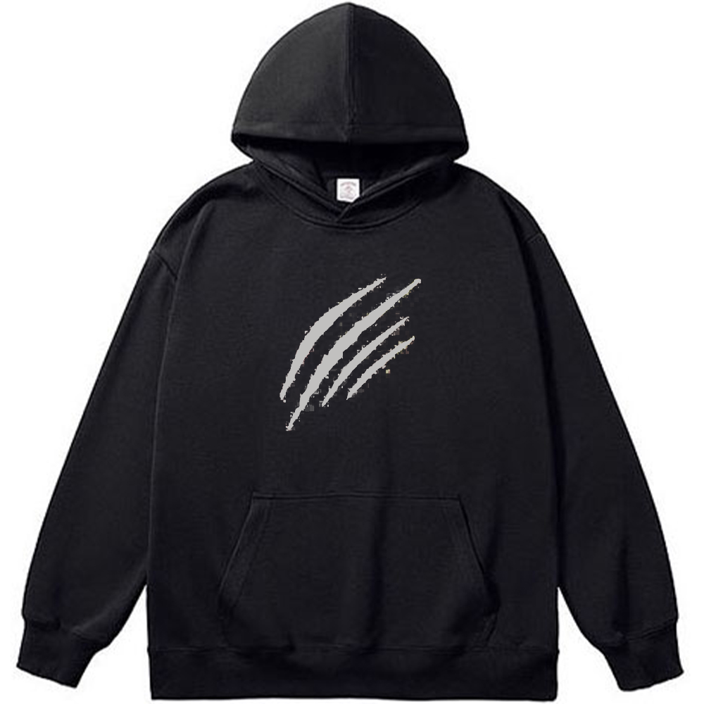 Marvel Wolverine Dual Claw Hands Red Background Print