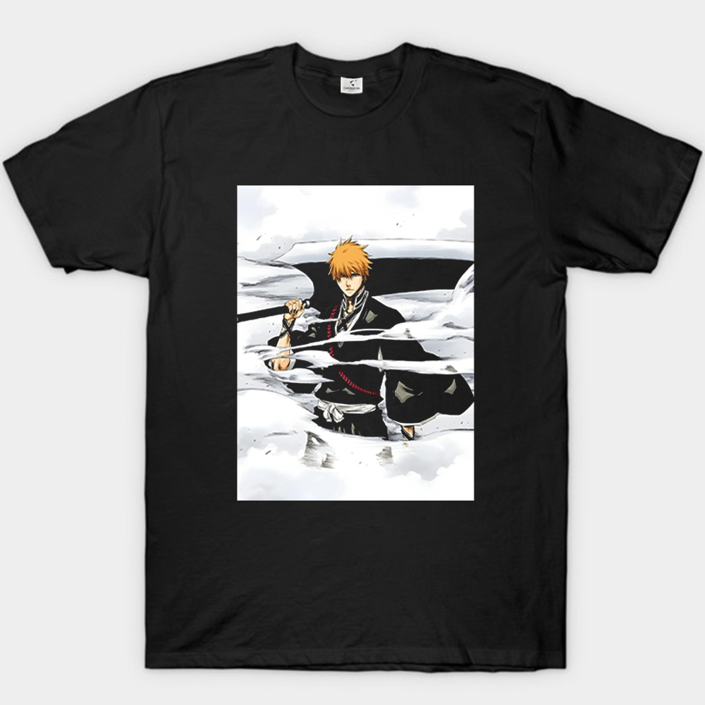Bleach Ichigo Manga Style Zanpakuto Print