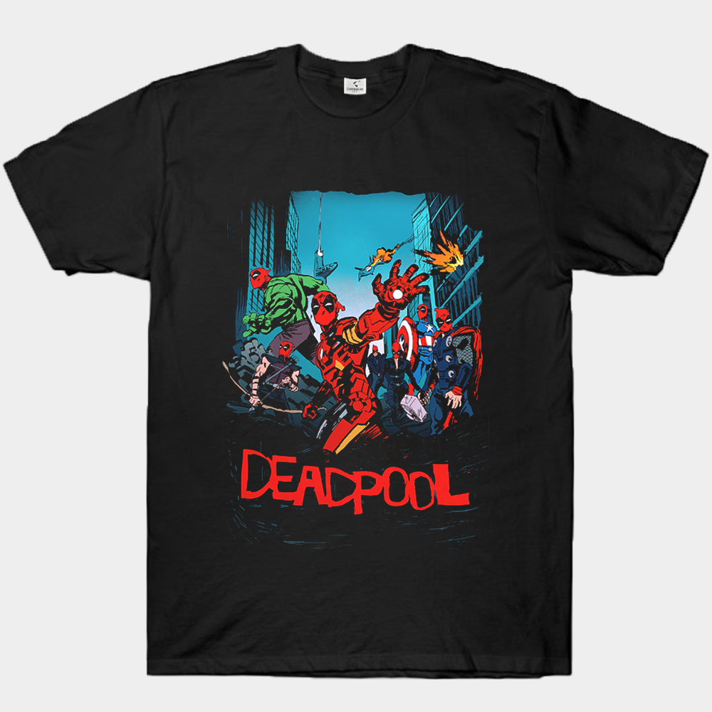 Marvel Deadpool Parody Avengers Comic Print