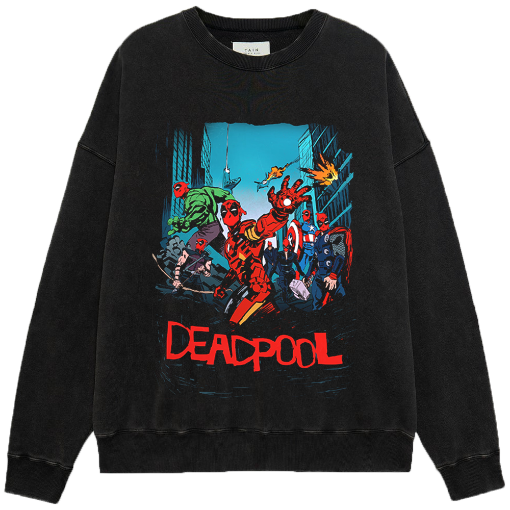 Marvel Deadpool Parody Avengers Comic Print