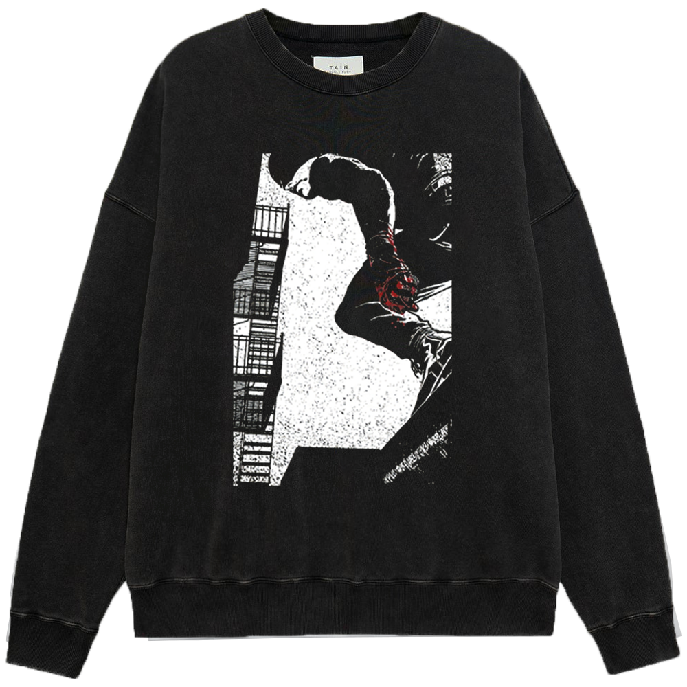 Marvel Daredevil Hell's Kitchen Street Silhouette Print