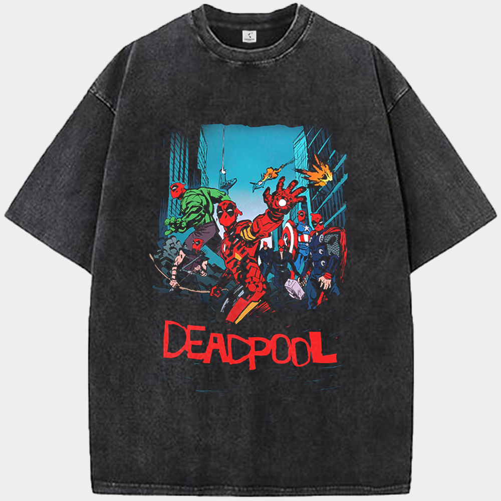 Marvel Deadpool Parody Avengers Comic Print