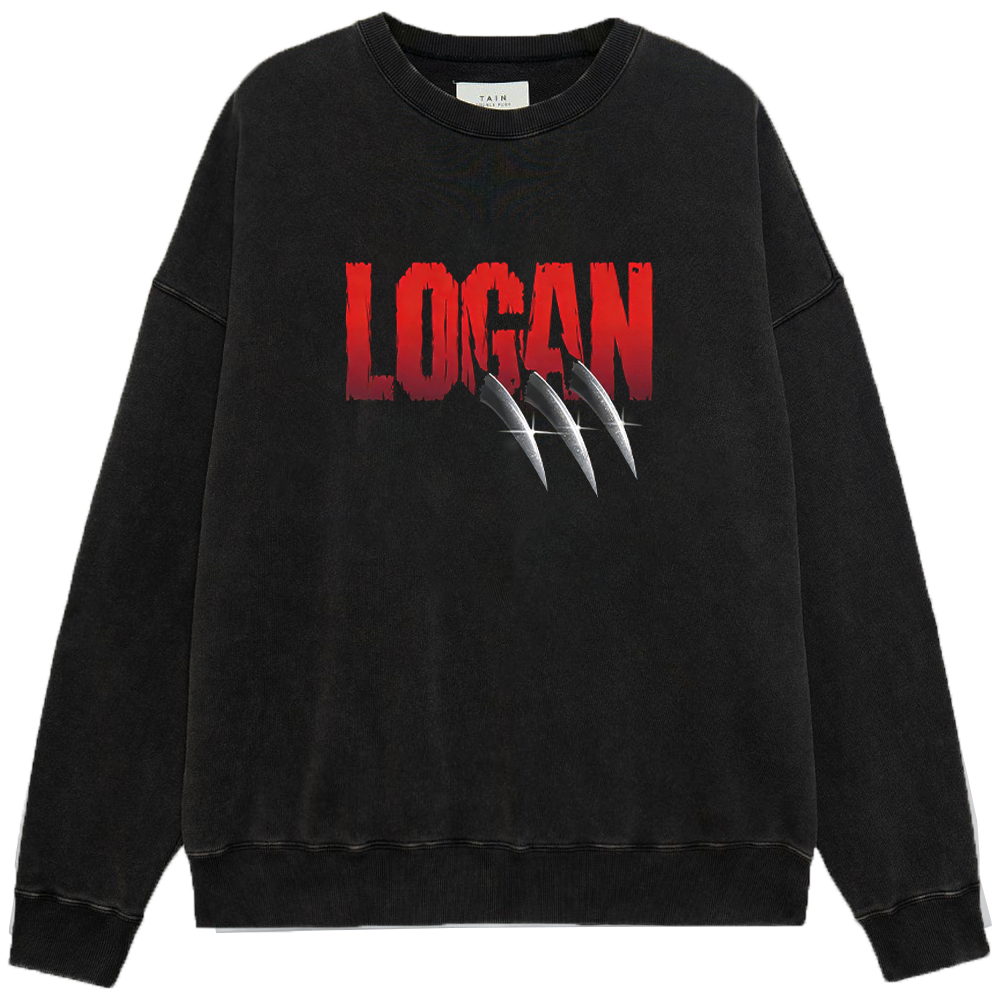 Marvel Wolverine LOGAN Claw Break Text Print