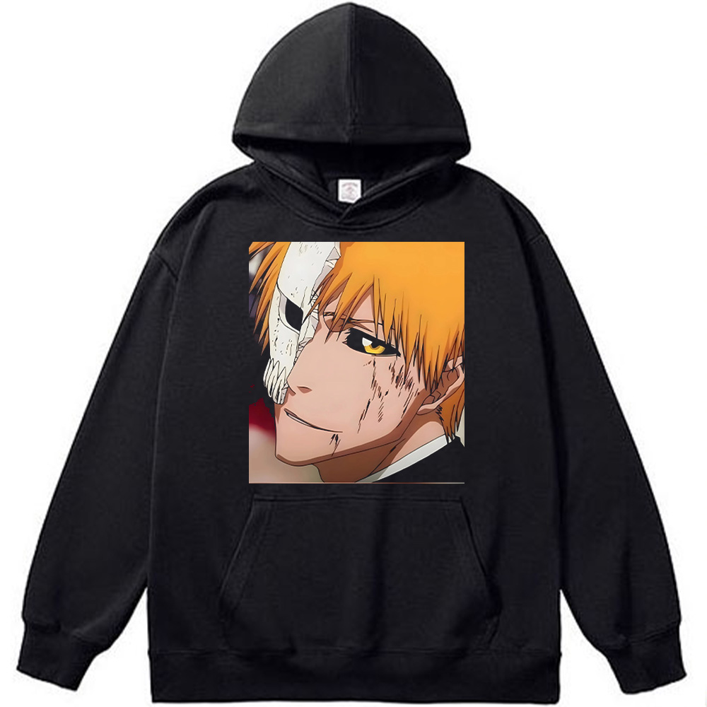 Bleach Ichigo Hollow Mask Dual Form Dark Battle Style Print