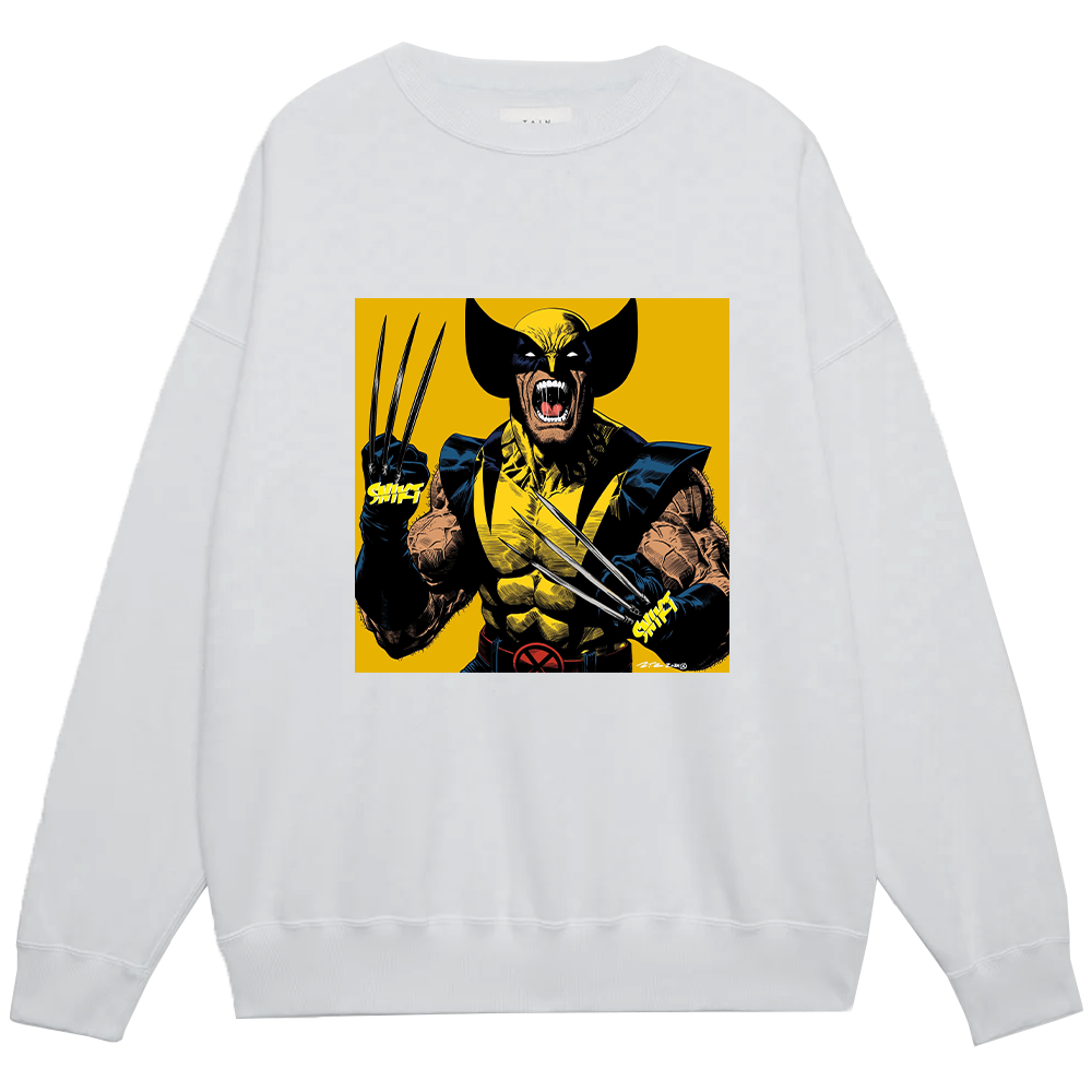 Marvel Wolverine Yellow Background Roar Print