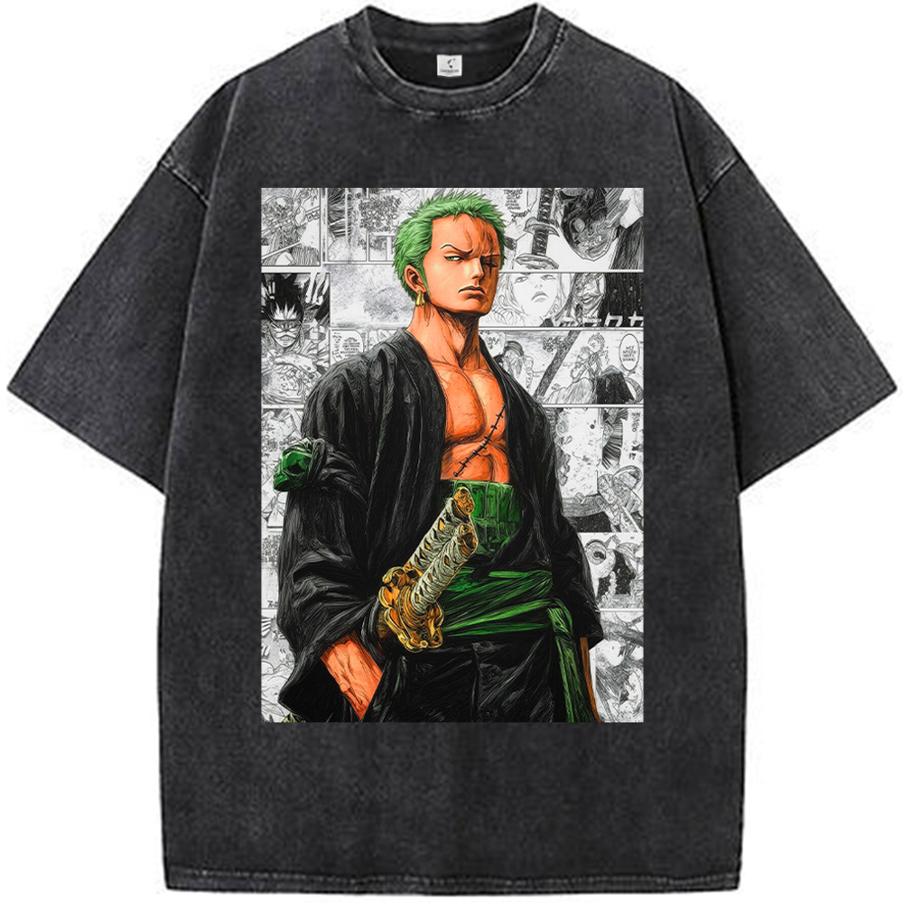 One Piece Monkey Roronoa Zoro T-Shirt