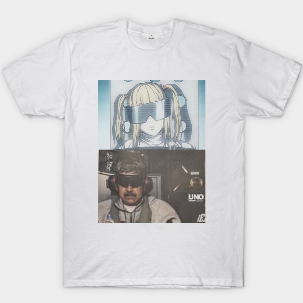 Death Note & Maduro Misa Arrest Meme Print White