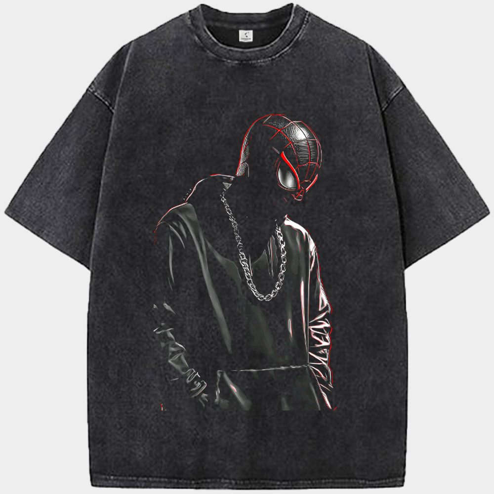 Marvel Spider-Man Miles Morales Streetwear Cyberpunk  Print
