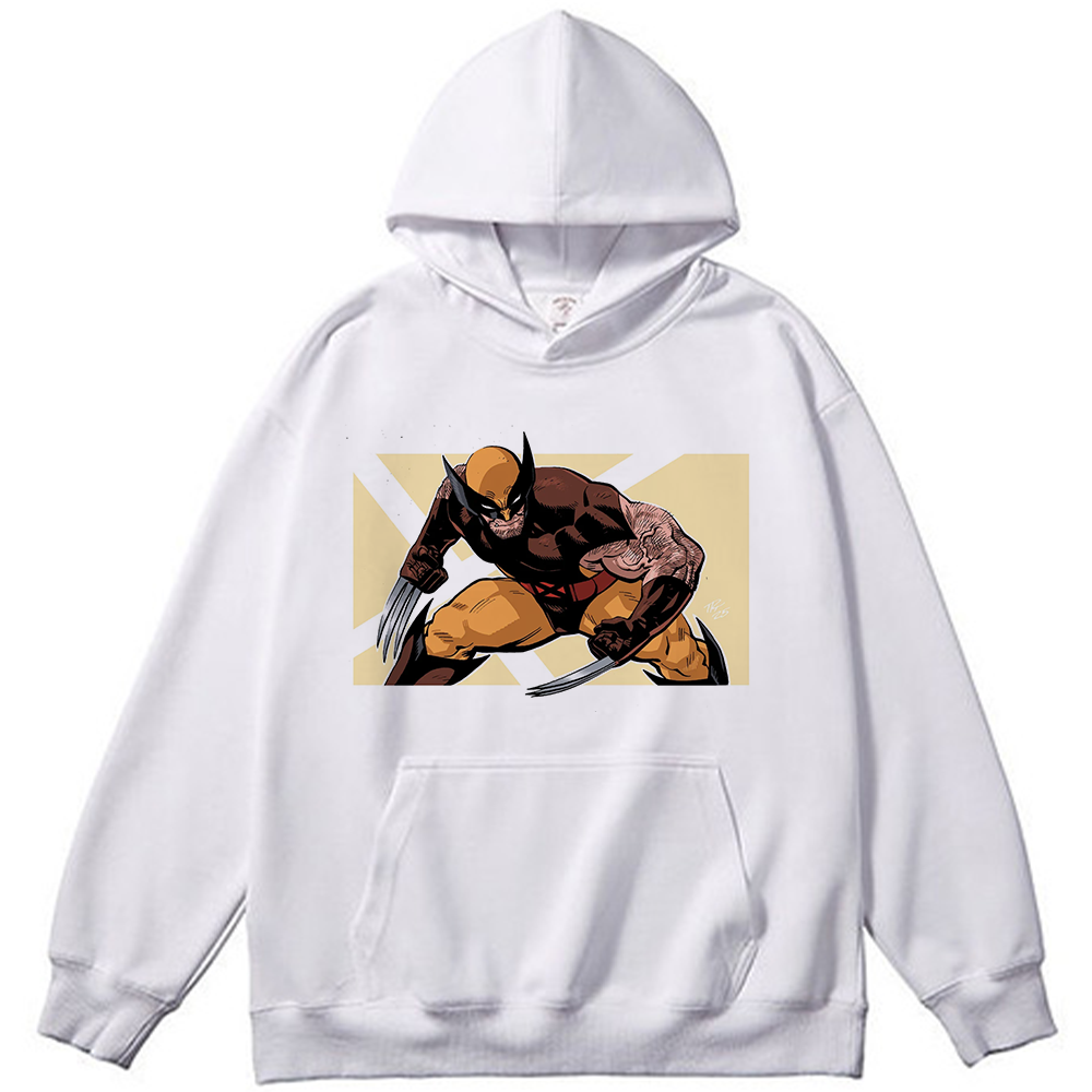 Marvel Wolverine Brown-Yellow Armor Charge Print