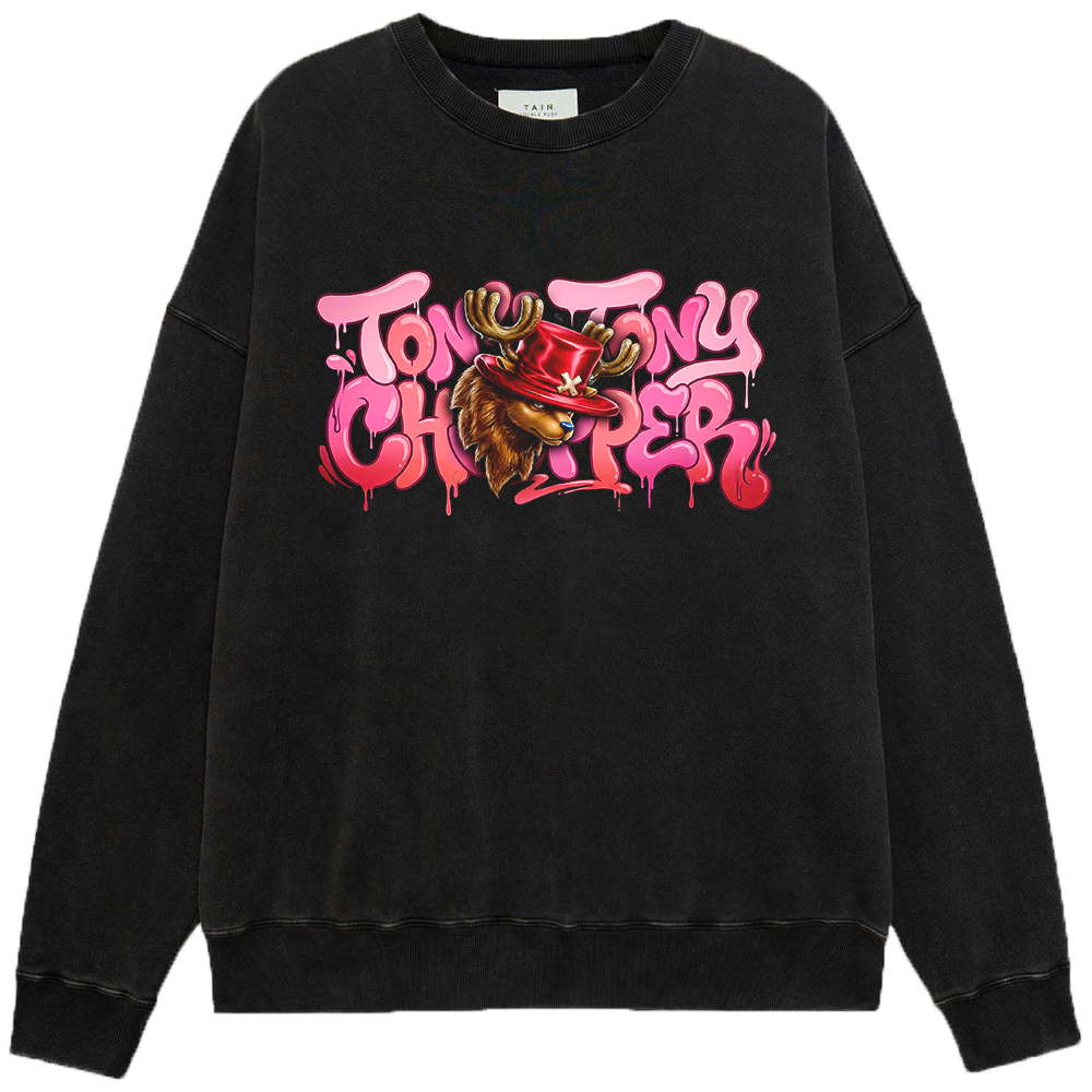 One Piece Tony Tony Chopper Graffiti Cute Style Print