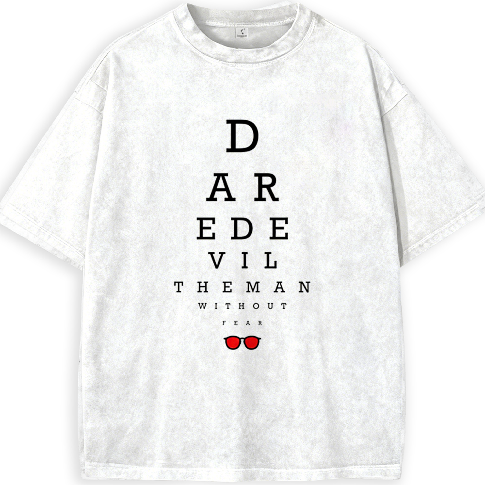 Marvel Daredevil Eye Chart Meme Print