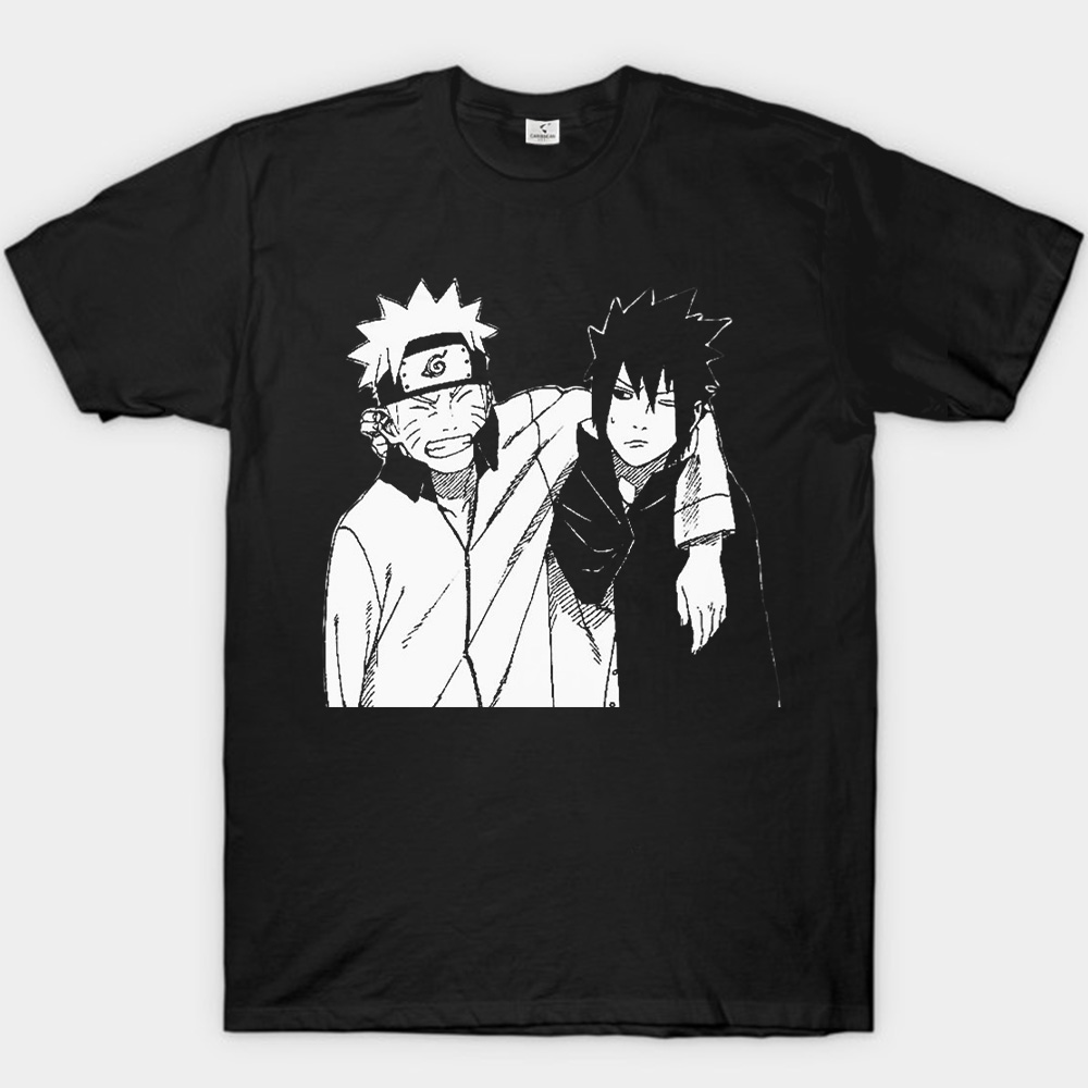 Naruto Sasuke Monochrome Print