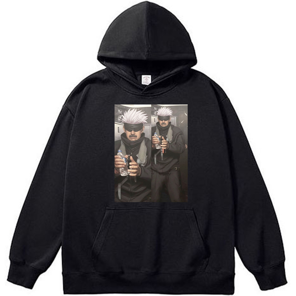 Jujutsu Kaisen & Maduro Gojo Satoru Meme Print Black