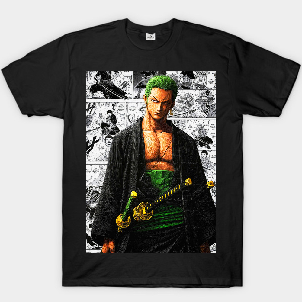 One Piece Monkey Roronoa Zoro T-Shirt