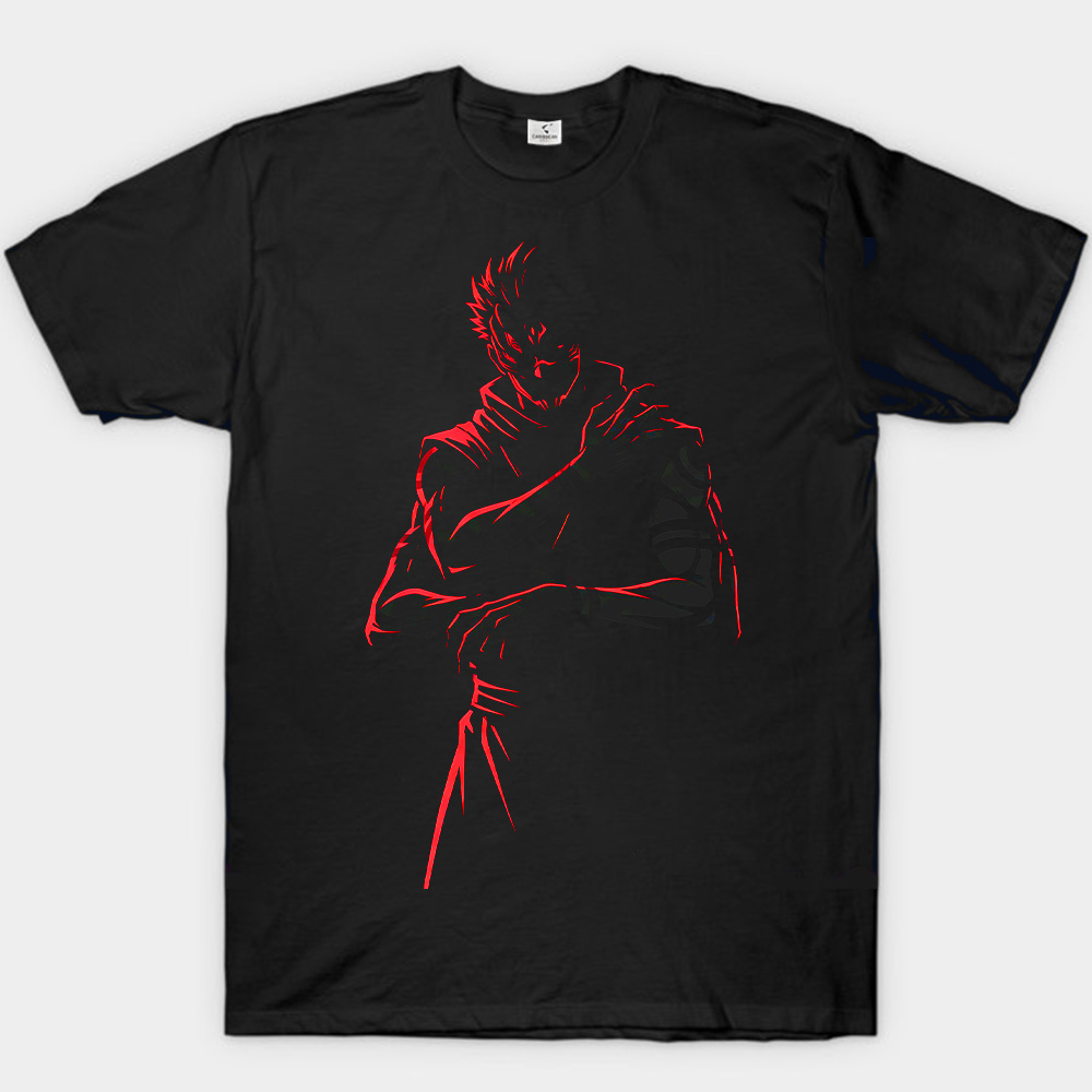Jujutsu Kaisen Ryomen Sukuna Red-Black Dark Oppressive Style Print