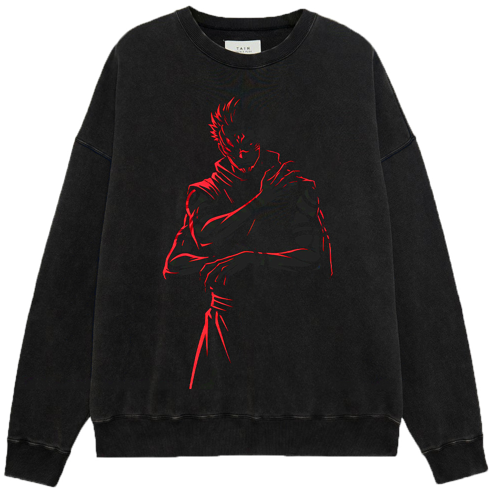 Jujutsu Kaisen Ryomen Sukuna Red-Black Dark Oppressive Style Print