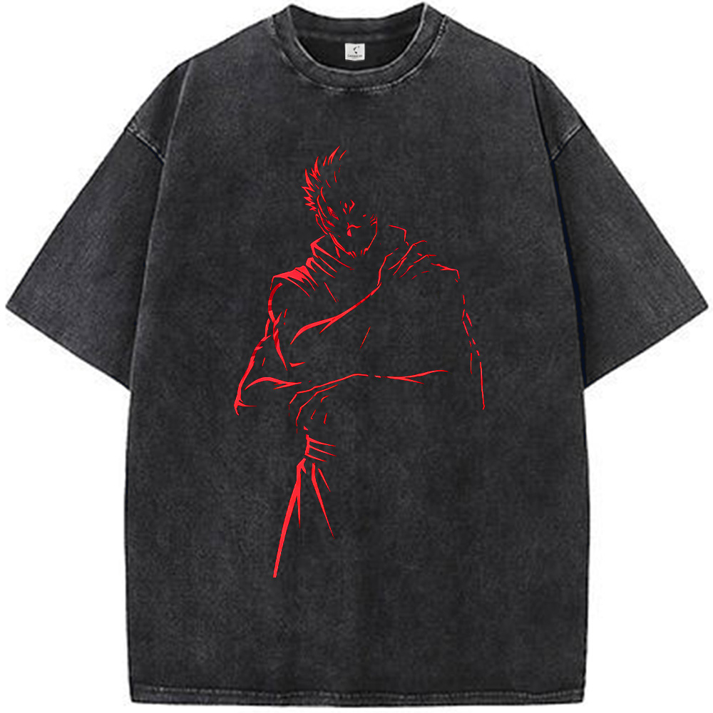 Jujutsu Kaisen Ryomen Sukuna Red-Black Dark Oppressive Style Print