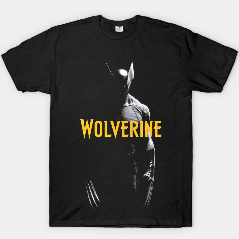 Marvel Wolverine Dark Silhouette Minimalist Print
