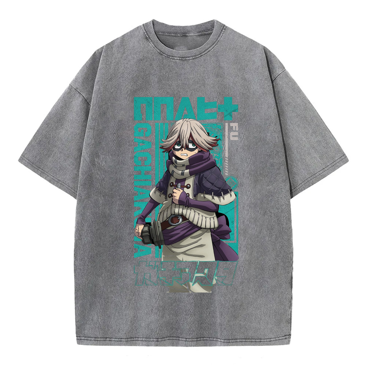 Gachiakuta Cartoon Washed T-Shirts