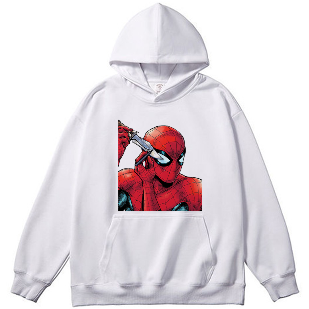 Marvel Spider-Man x Chainsaw Man Knife Meme Print