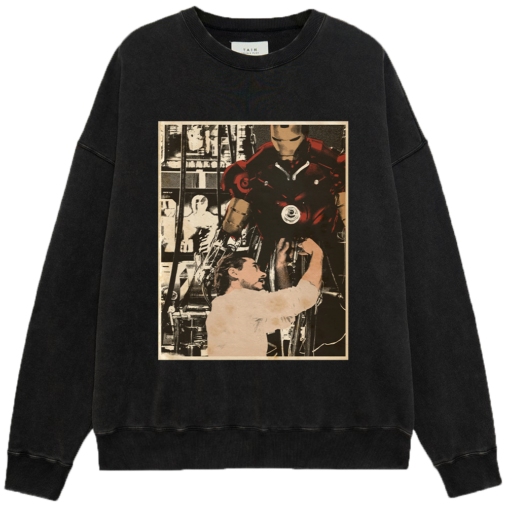 Marvel Iron Man Retro Armor Development Print