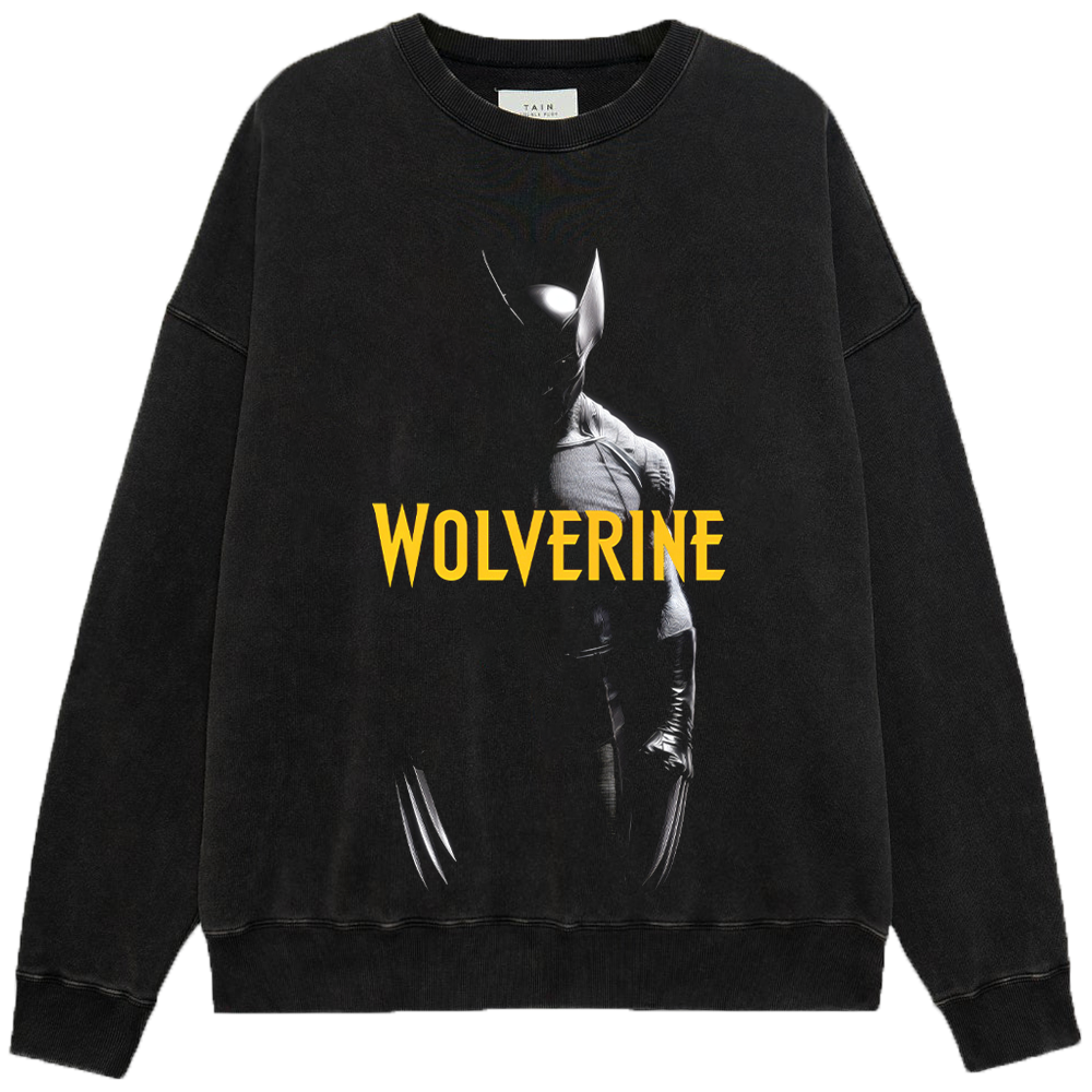 Marvel Wolverine Dark Silhouette Minimalist Print