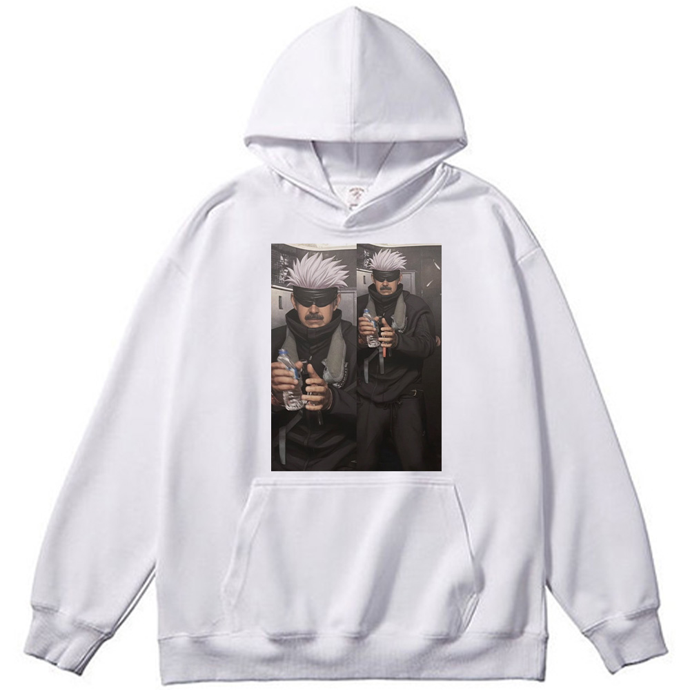 Jujutsu Kaisen & Maduro Gojo Satoru Meme Print White