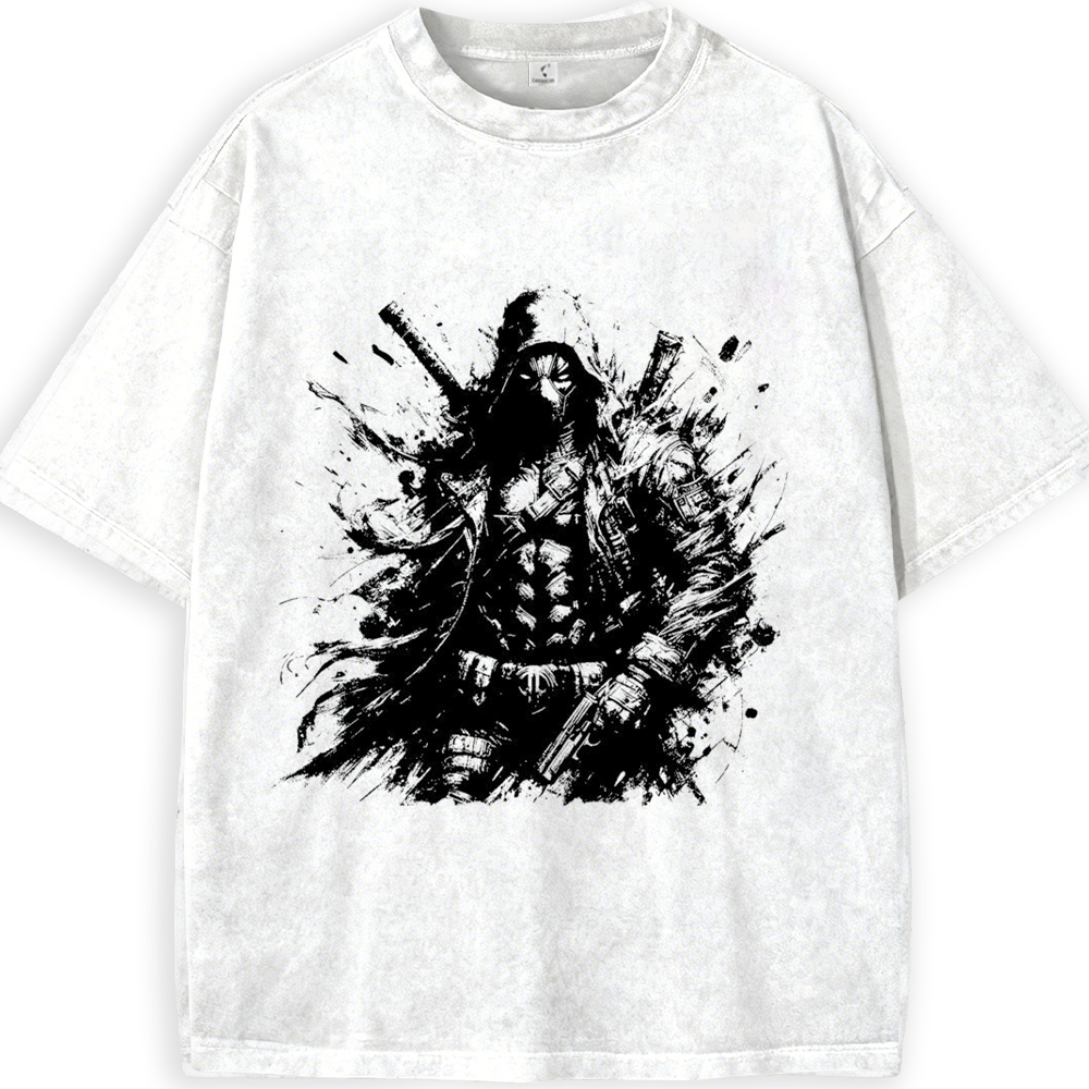 Marvel Deadpool Dual Swords & Claw Mark Shield Print