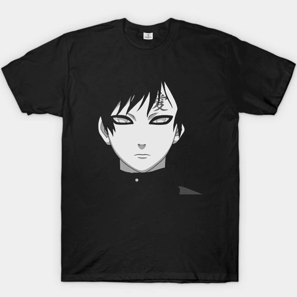 Naruto Gaara Monochrome Dark Style "Love" Mark Character  Print