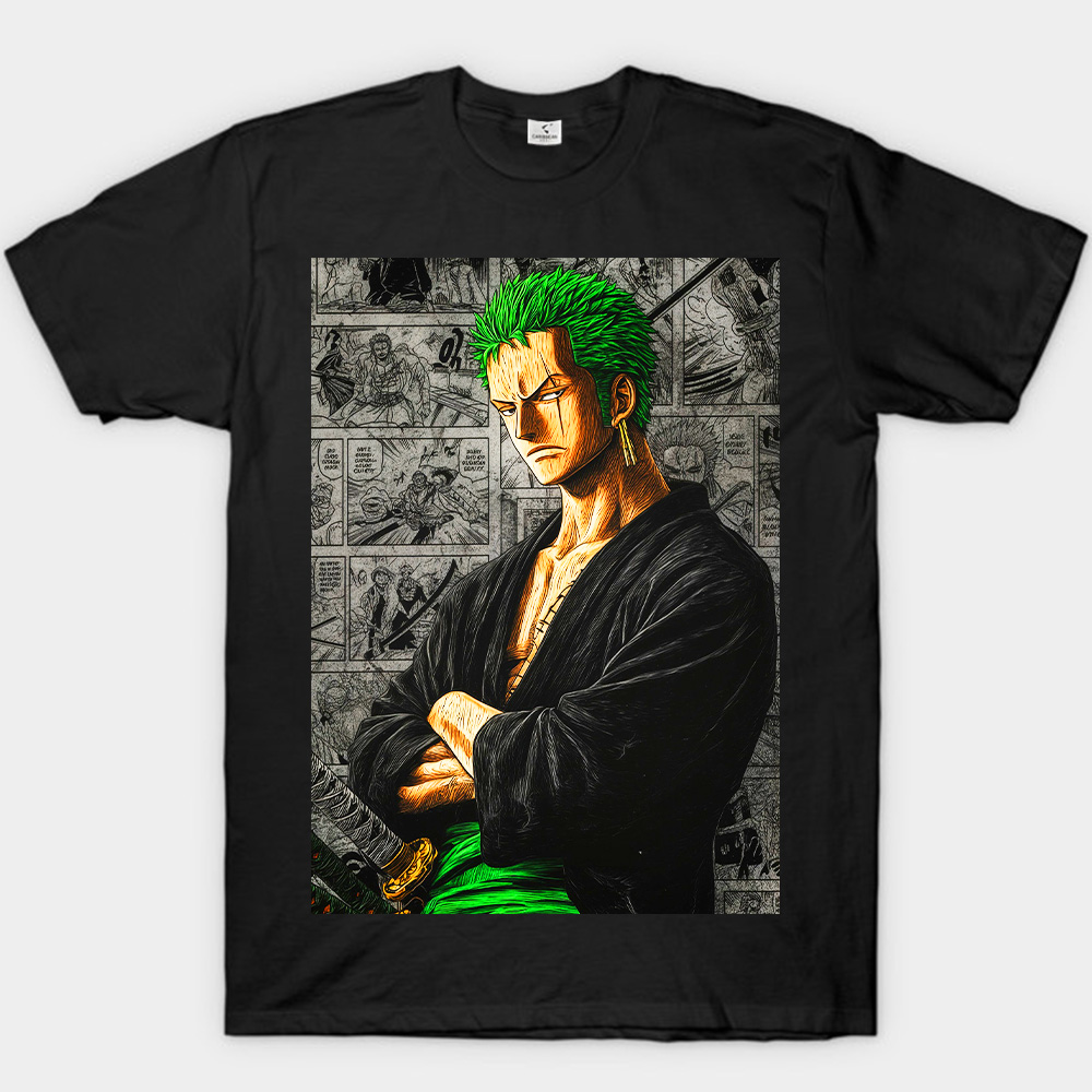 One Piece Monkey Roronoa Zoro T-Shirt